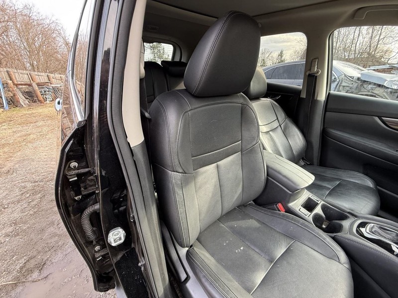 2018 Nissan Rogue Right Passenger Side Front Seat Heated Manual Leather Black