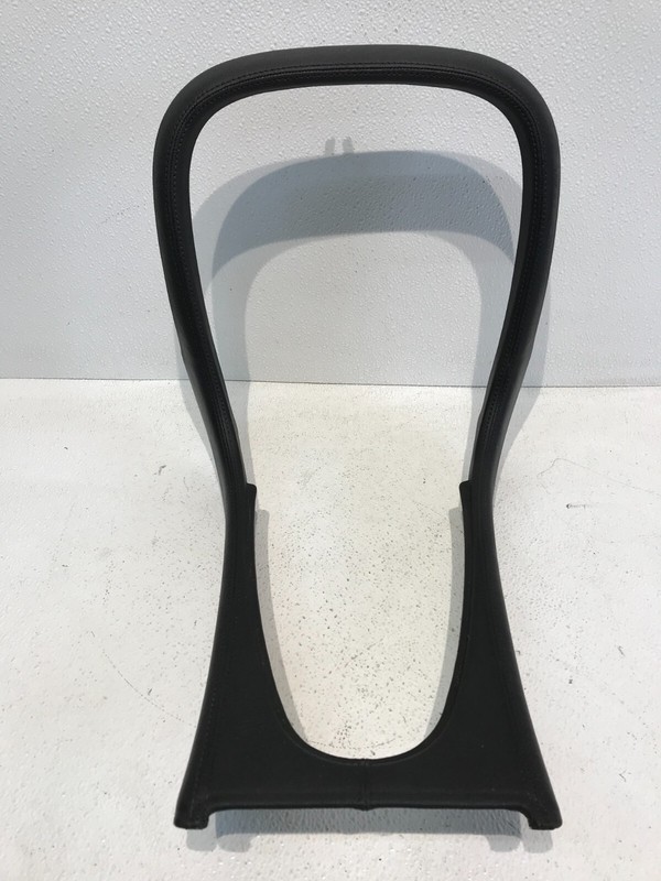03-08 JAGUAR OEM S TYPE FRONT CENTER CONSOLE LEATHER TRIM PANEL COVER BLACK