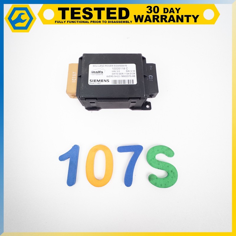 05-16 LAND ROVER L319 LR4 ECU SUNROOF CONTROL MODULE OEM