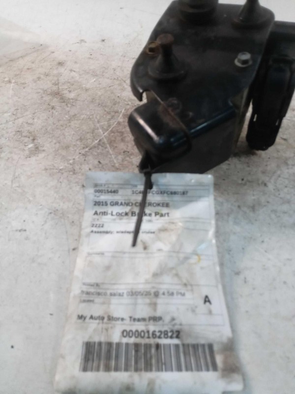 2015 Jeep Grand Cherokee ABS Pump & Motor Assembly OEM 68225501AG Black 138K