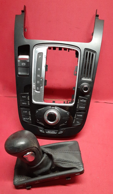 2009 Audi A4 Quattro Gear Shift Audio Nav Control Assembly w/ Knob *READ*