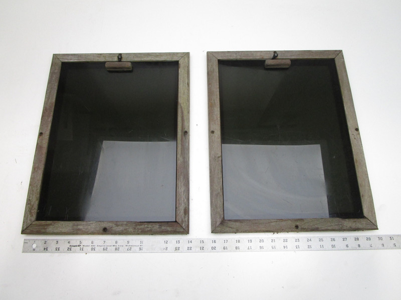 Vintage Teak Marine Boat Window Door Access Hatch Cover & Frame Set 17.75" x 14"