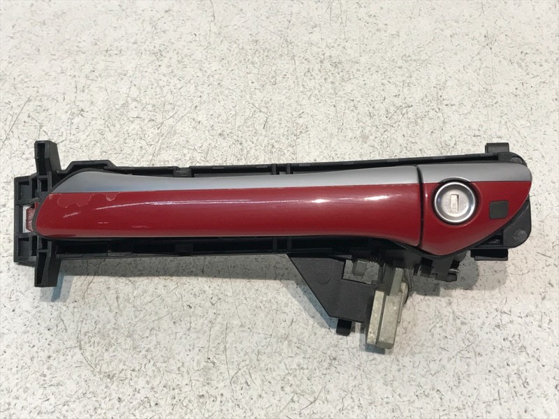 03-06 Mercedes R230 SL500 Front Left Driver Side Exterior Door Handle OEM Red