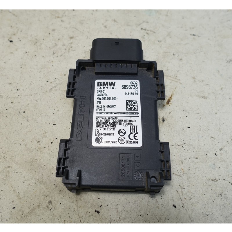 18-19 BMW G30 5-Series F90 G05 X5 Radar Sensor for Lane Change Close Range OEM
