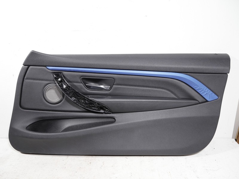 14-16 BMW F32 428I 435I Coupe Front Right Door Panel Leather Dakota Black OEM