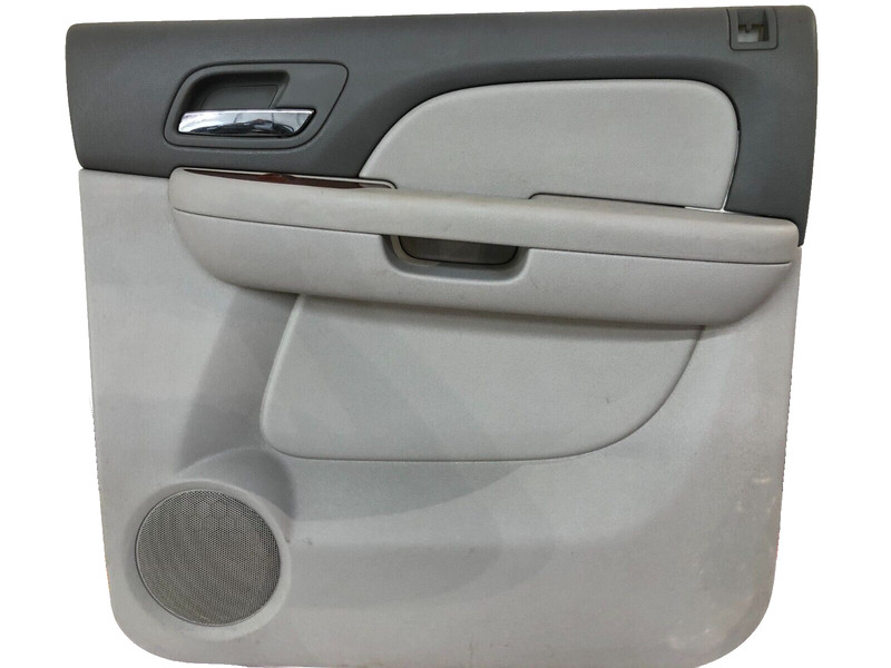 07 - 09 Silverado Crew Gray Rear Passenger Interior Door Trim Panel Assembly Oem