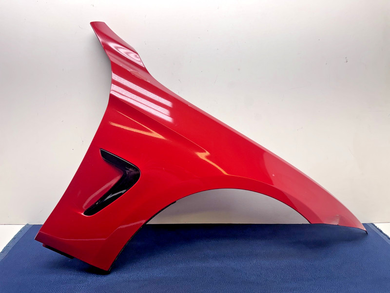 OEM BMW F32 F33 F36 Front Right Passenger Side Fender Panel Cover Melbourne Red