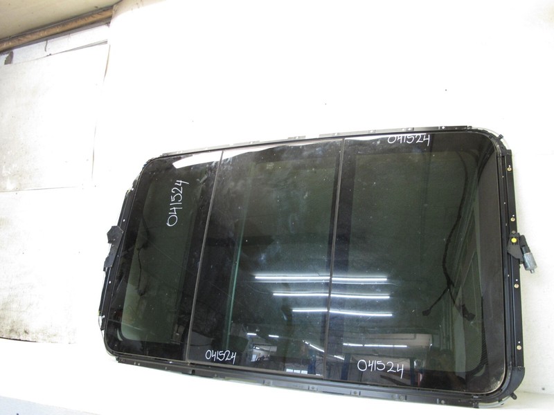 07-15 AUDI 4L Q7 OVERHEAD PANORAMIC SUNROOF SUN ROOF GLASS FRAME RAIL OEM 041524
