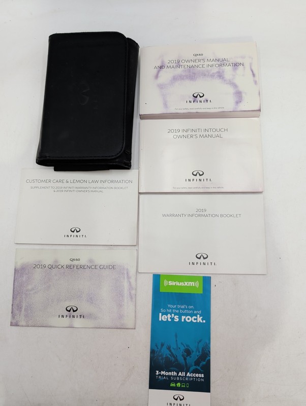2020 INFINITI QX60 OWNERS OPERATORS MANUAL USER GUIDE W/ CASE