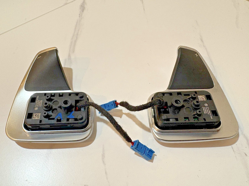 OEM BMW F22 F25 F30 F32 F33 F25 F36 AUTO Paddle Shifters Plus Minus Pair SET