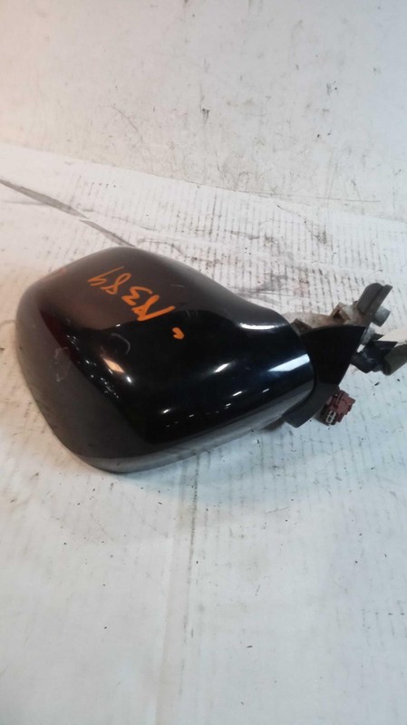 2011 Nissan Versa Left Door Mirror Assembly Black - Missing Lower Cap