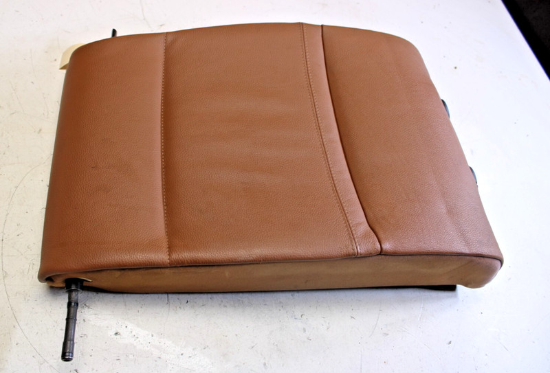 06-13 BMW 335i E92 Coupe Rear Right Passenger Side Seat Top Cushion Brown OEM