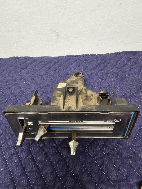 Chevy Van dash CLIMATE CONTROL heat temperature 79-95 OEM G10 G20 G30 GMC