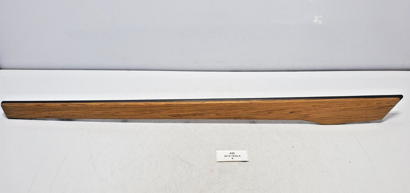 ✅ 2016-2020 OEM Tesla Model X Rear Left Driver Side Door Trim Cover Wood