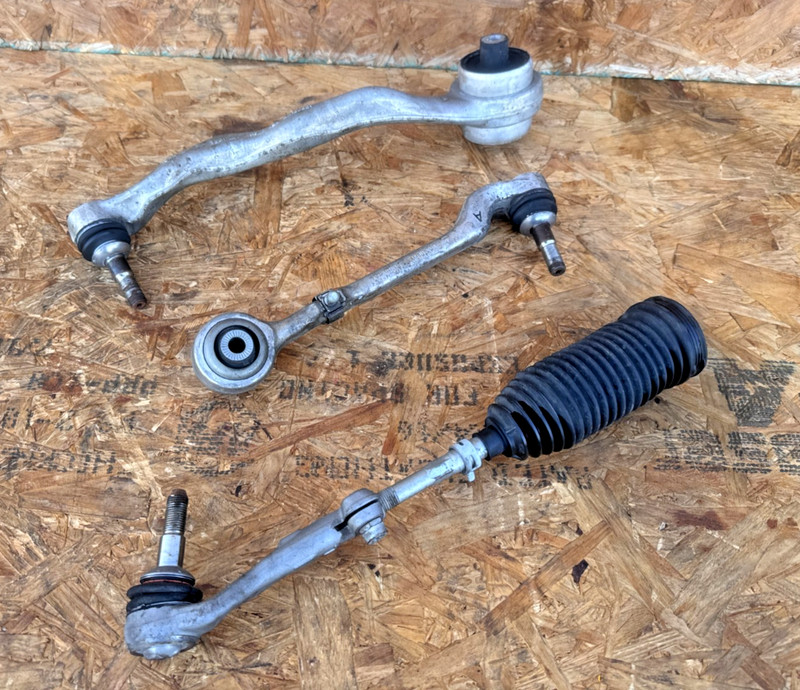 12-21 BMW F22 F30 F32 F36 Front Left Driver Side Control Arm Tie Rod Set RWD OEM