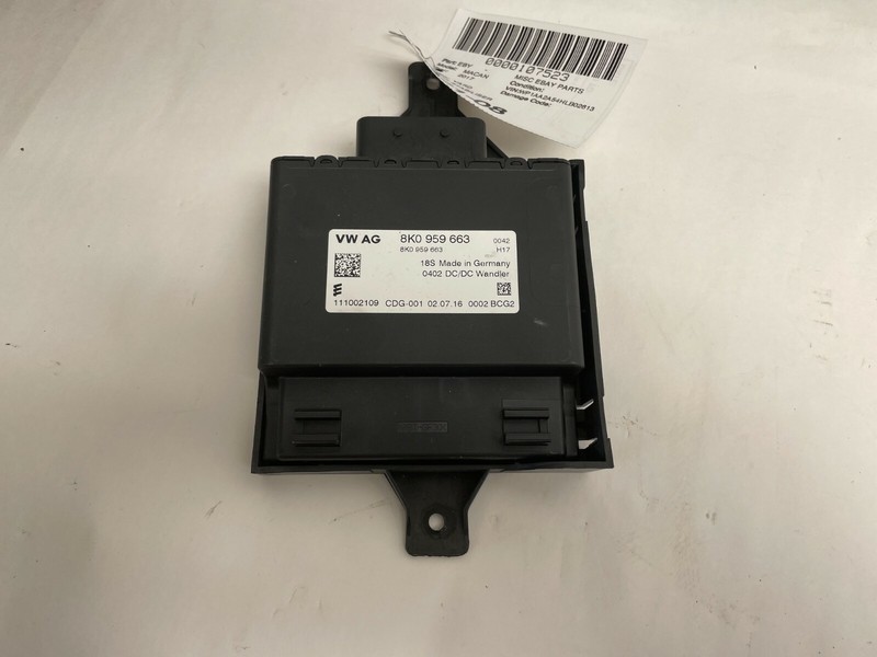 2017 PORSCHE MACAN VOLTAGE CONVERTER CONTROL MODULE 8K0959663C