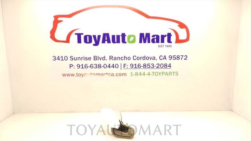 2001 TOYOTA COROLLA CE PASSENGER SIDE REAR INTERIOR DOOR HANDLE