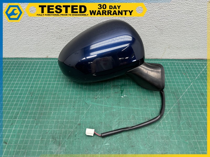 10-15 Toyota Prius FRONT RIGHT PASSENGER SIDE REAR VIEW DOOR MIRROR Blue 8S6 OEM
