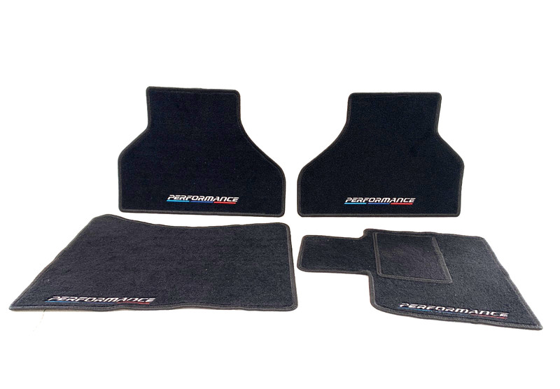 12 13 BMW X5 E70 PERFORMANCE BLACK CARPET MATS SET #A0.11