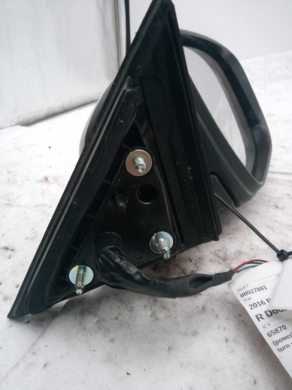 2016 Nissan Rogue Right Door Mirror Assembly Silver OEM 621865 65k Miles