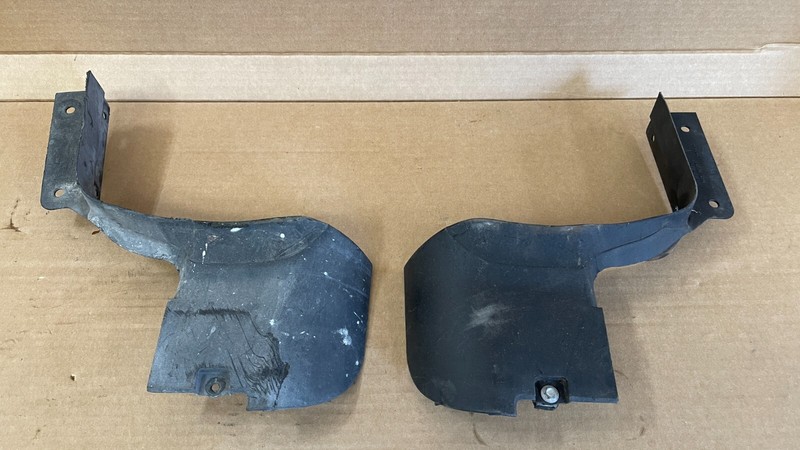 2012-2016 TESLA MODEL S REAR LEFT & RIGHT ROCKER PANEL WHEEL FAIRING TRIM OEM