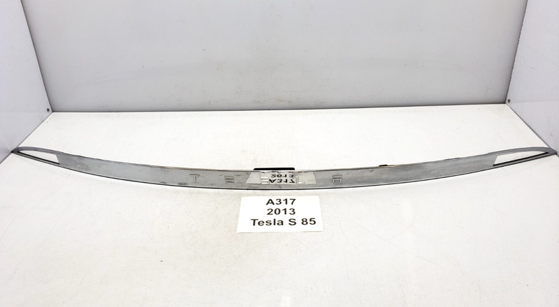 ✅ 2012-2020 OEM Tesla Model S Rear Trunk Lid Liftgate Trim Molding Chrome NOTE*