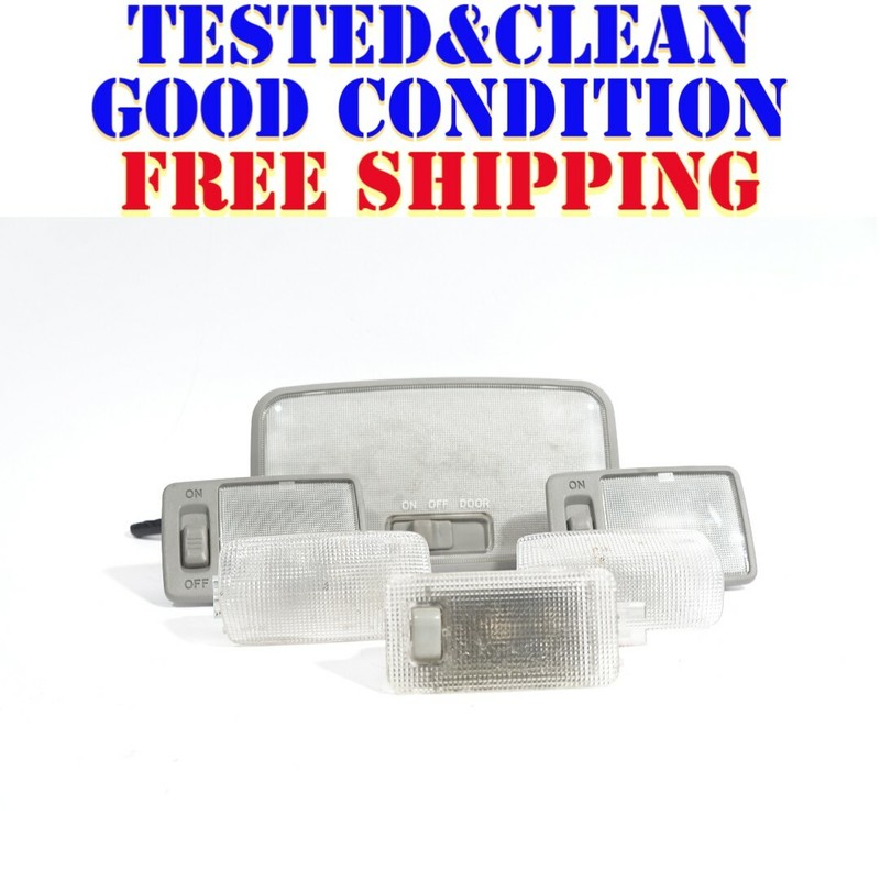 05 06 07 08 09 TOYOTA PRIUS INTERIOR LIGHT LAMP SET OF 6 OEM