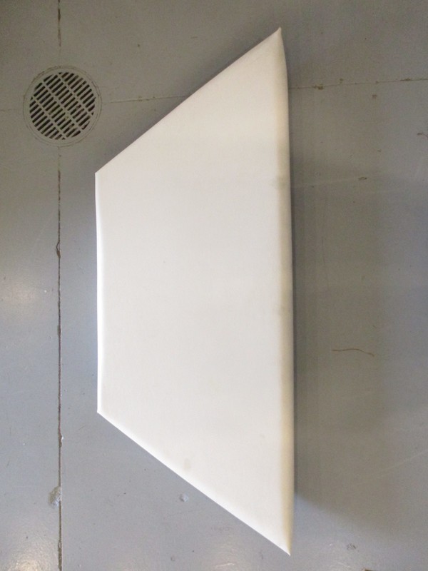 1993 Sea Ray 180 Boat Front Bow Seat Cushion White Marine Vinyl