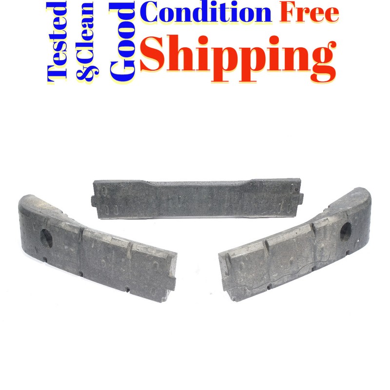 1994 1995 MERCEDES S350TD W140 FRONT BUMPER FOAM ABSORBER SET OF 3OEM