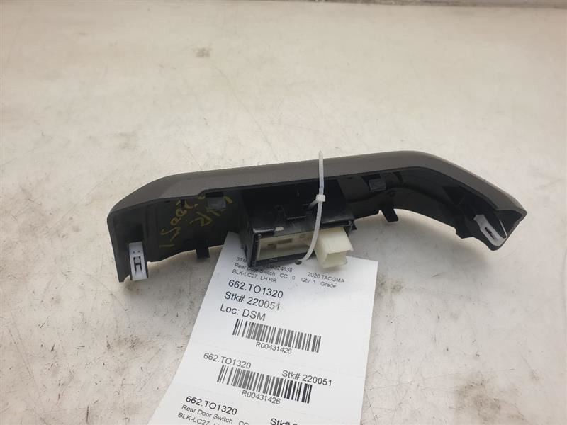 2020 TOYOTA TACOMA TRD PRO CREW CAB DRIVER SIDE REAR DOOR WINDOW SWITCH