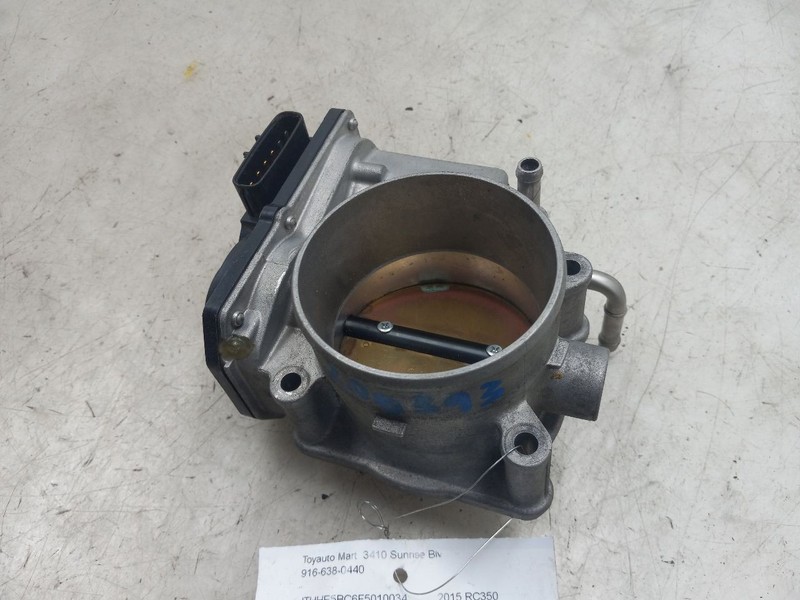 15 16 17 LEXUS RC350 3.5L THROTTLE BODY VALVE ASSEMBLY