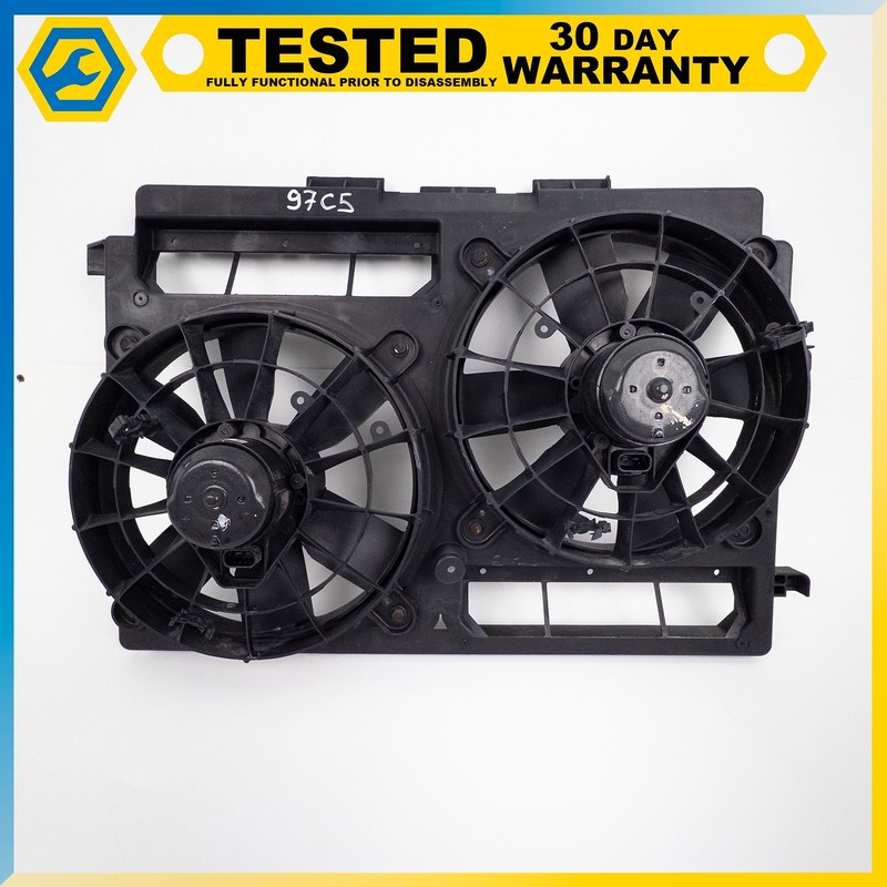 97-04 CHEVROLET CORVETTE C5 RADIATOR DUAL ELECTRIC COOLING FAN OEM