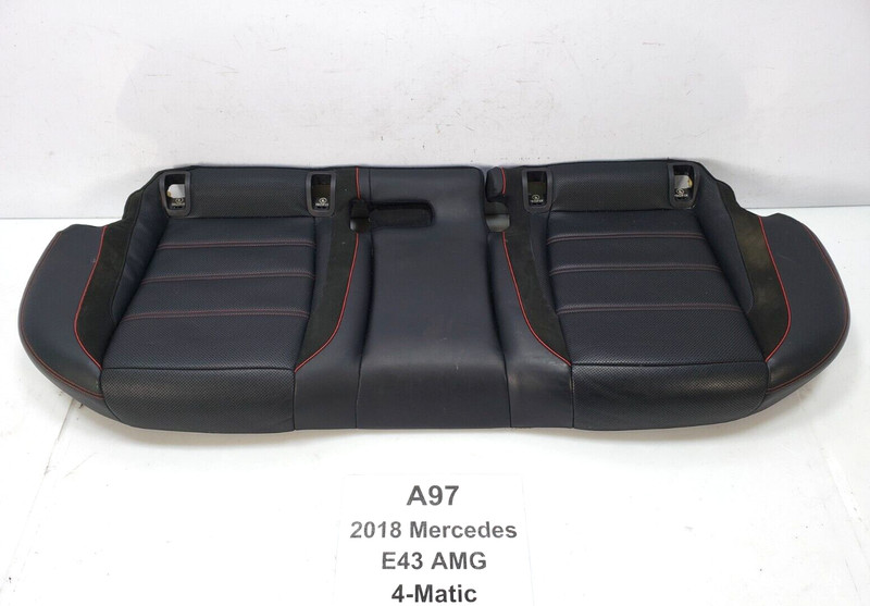 ✅ 17-20 OEM Mercedes W213 E400 E43 AMG Rear Seats Lower Cushion Black Anthracite