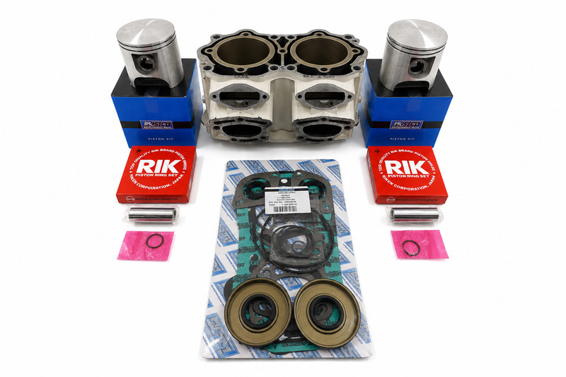 REMAN 1998-2003 Sea-Doo 947/951 Carb OEM +.5mm Cylinder Top End Kit (White)