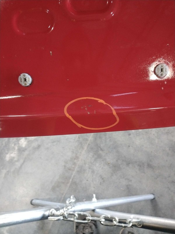 2015 Honda Civic OEM Red Deck Lid Trunk Lid 2DR Coupe 58K Miles