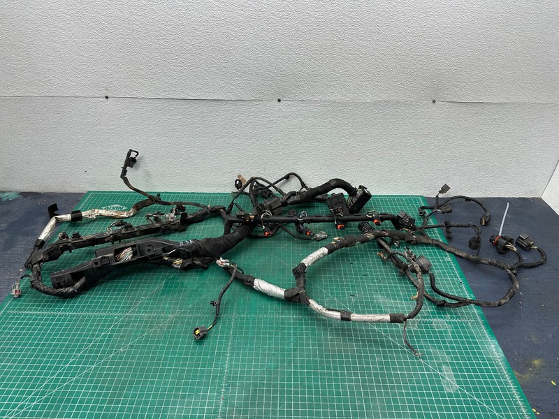 10-11 JAGUAR XF X250 5.0L ENGINE WIRE WIRING HARNESS OEM