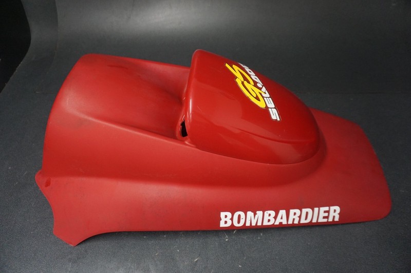 1999-2001 Sea-Doo OEM Upper Storage Cover Red w/ Deflector Freshwater GS