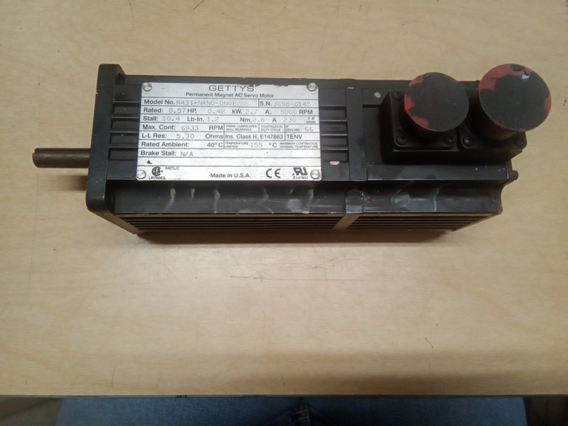 GETTYS M431-NAN0-0N0E Permanent Magnet AC Servo Motor