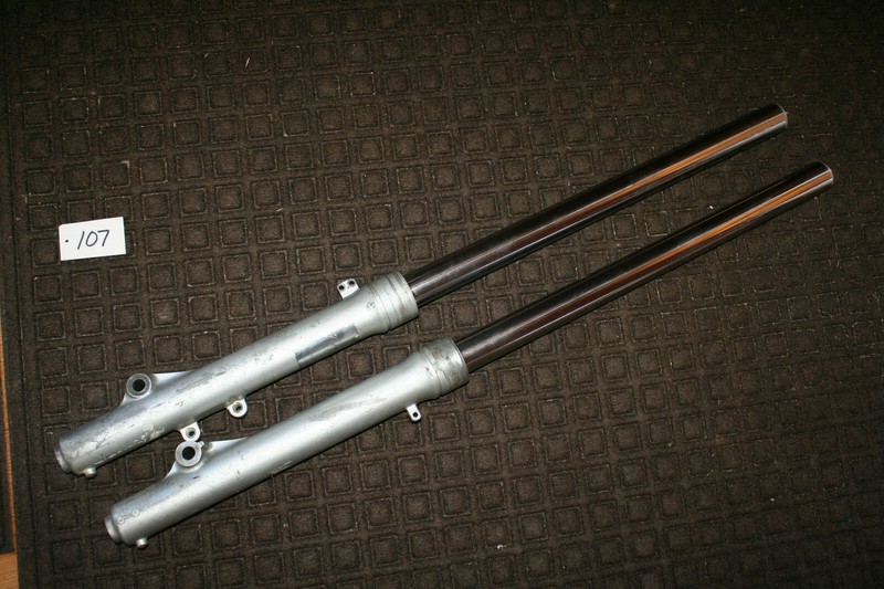 1986 Kawasaki KDX 200 Front Suspension Fork Tubes OEM 86 C