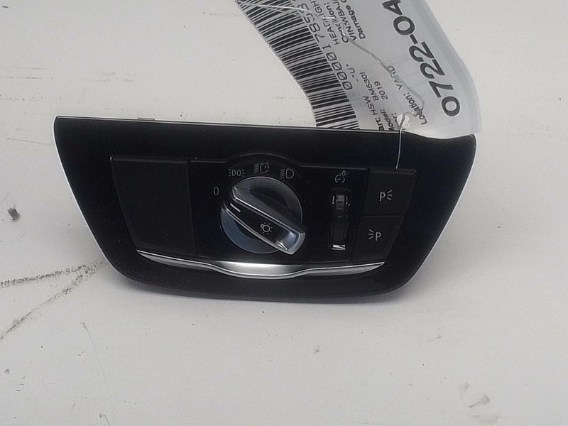 2017-2021 BMW 530I XDRIVE DASHBOARD HEADLIGHT LAMP CONTROL SWITCH OEM