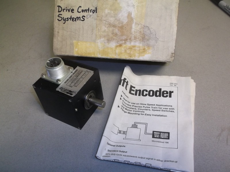 Drive Control Systems Rotary Shaft Encoder 460 Quad 1078 PPR:360 12V