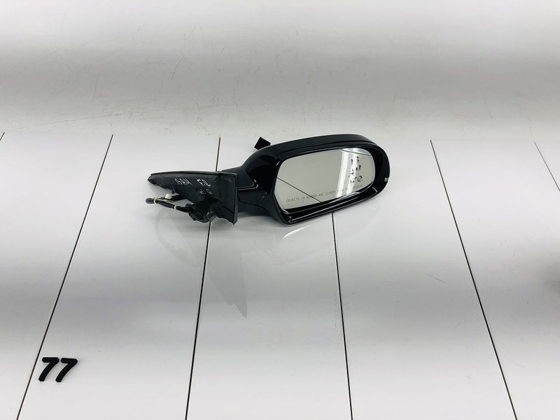 10-16 AUDI A4 QUATTRO FRONT RIGHT SIDE EXTERIOR DOOR VIEW MIRROR & CABLE OEM