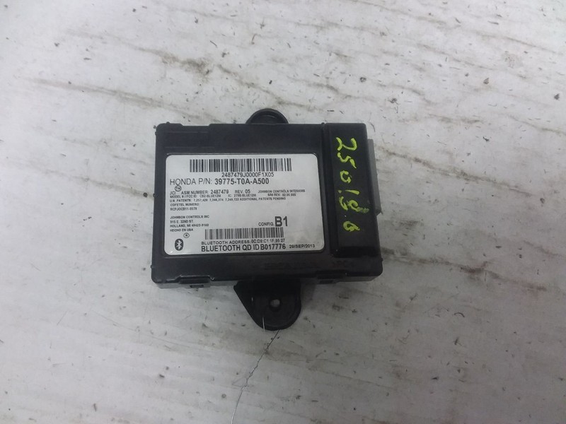 Communication Bluetooth Control Module Center Dash LX Fits 13-16 CR-V 1606526