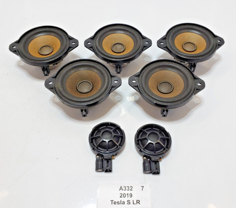 ✅ 2012-2020 OEM Tesla Model S X Front Rear Left Right Audio Speaker SET Of 7