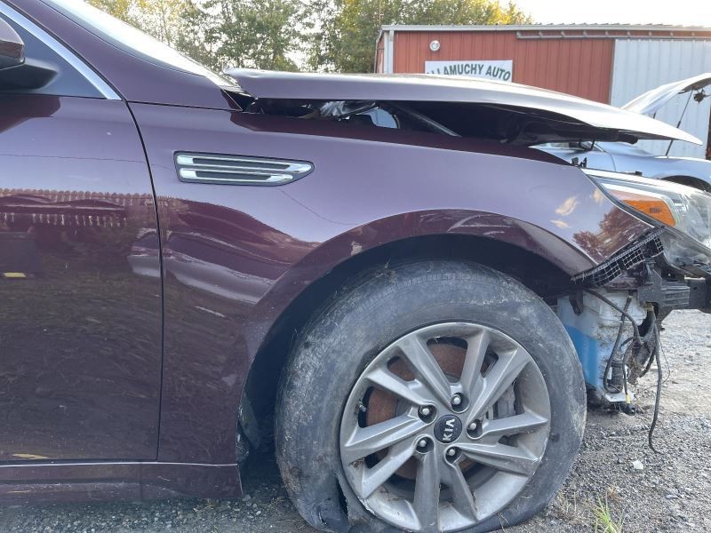 2016-2020 KIA OPTIMA RIGHT FENDER BURGUNDY PC: WK SEDAN AT FWD 49770