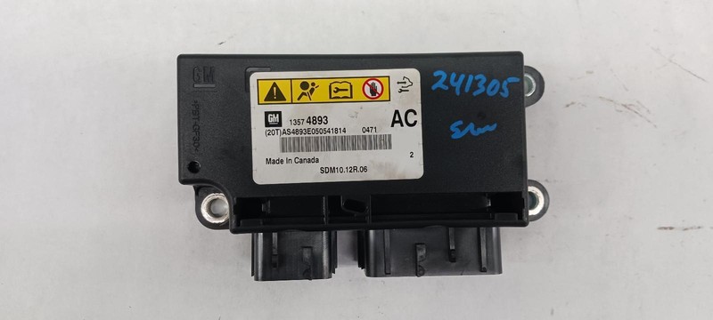 11 CHEVROLET EQUINOX SRS restraint control module OEM 6 Month Warranty!