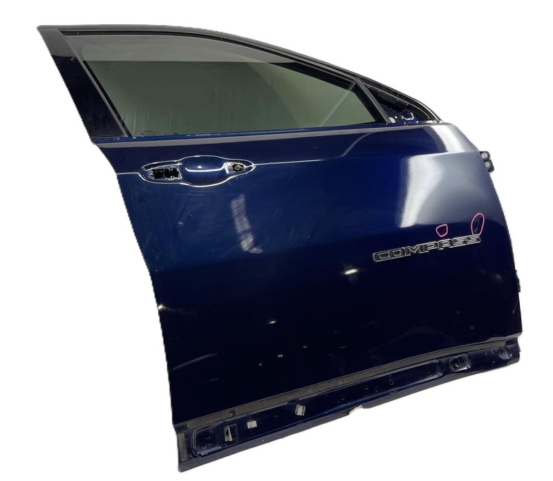 2017-2024 Jeep Compass RH PAssenger Front Door Assembly Dark Blue Has Scratch