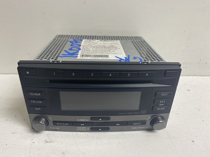 2009-2012 Subaru Forester NON-NAV Radio Stereo 2 DIN Disc CD Player 86201SC600