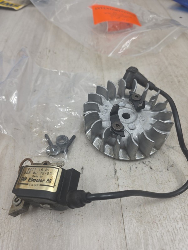 Husqvarna 55 Coil And Flywheel chainsaw part only .