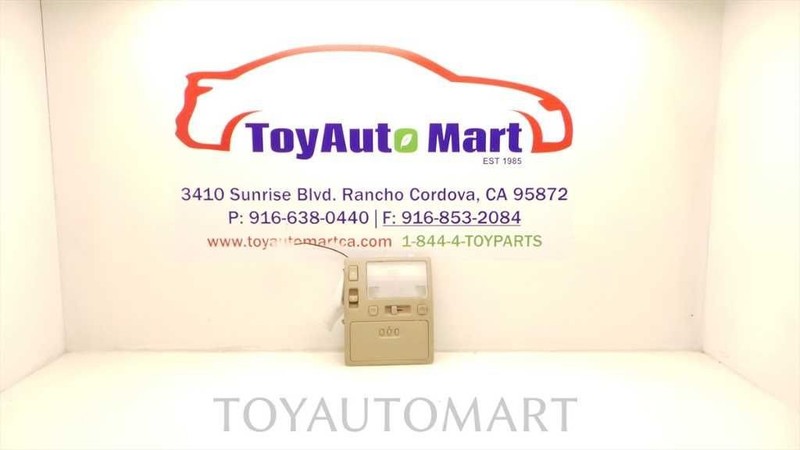 98 99 00 01 02 03 04 05 GS300 GS400 GS430 DOMELAMP W/ROOF CNTRL TAN